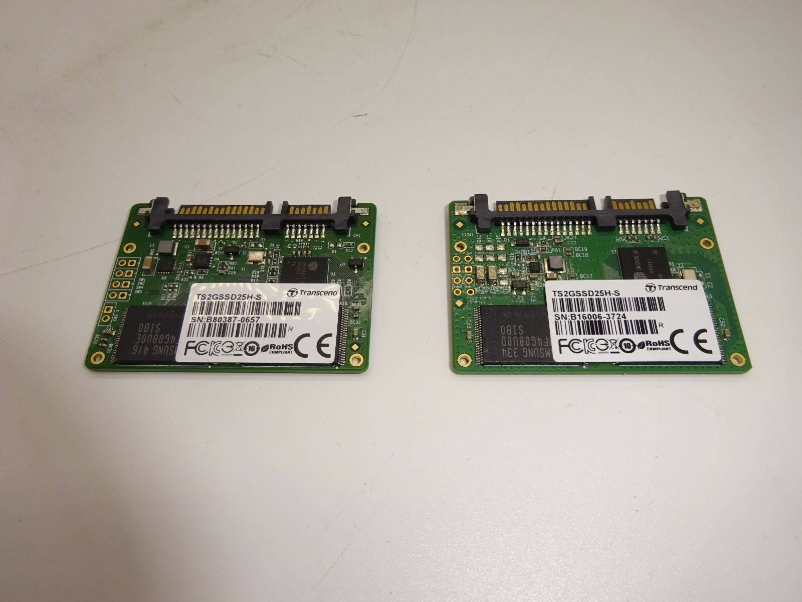 TRANSCEND 2x2GB TS2GSSD25H-S HALF SLIM SATA SSD #GK2142
