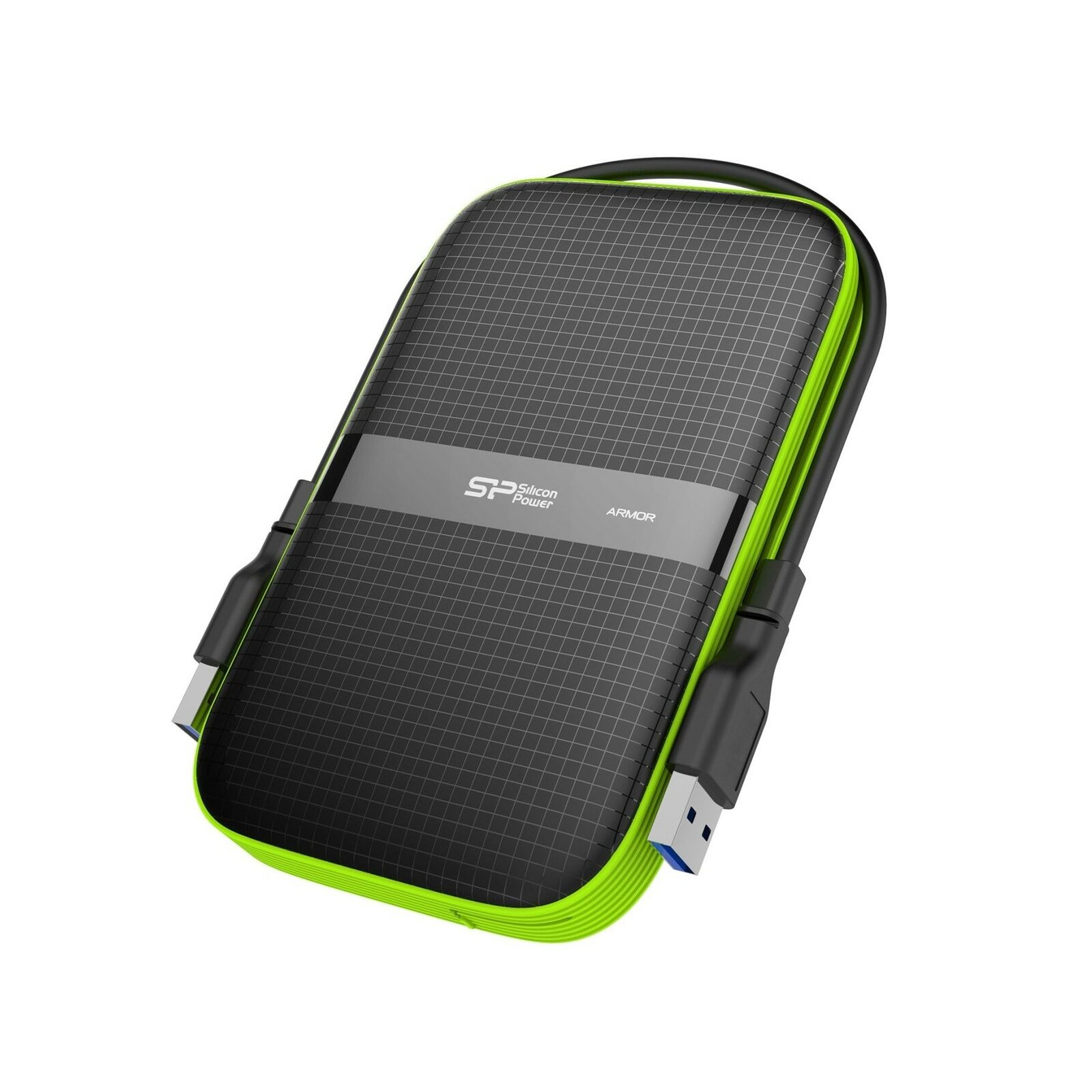 Silicon Power 4TB Rugged Portable External Hard Drive Armor A60, Shockproof U...