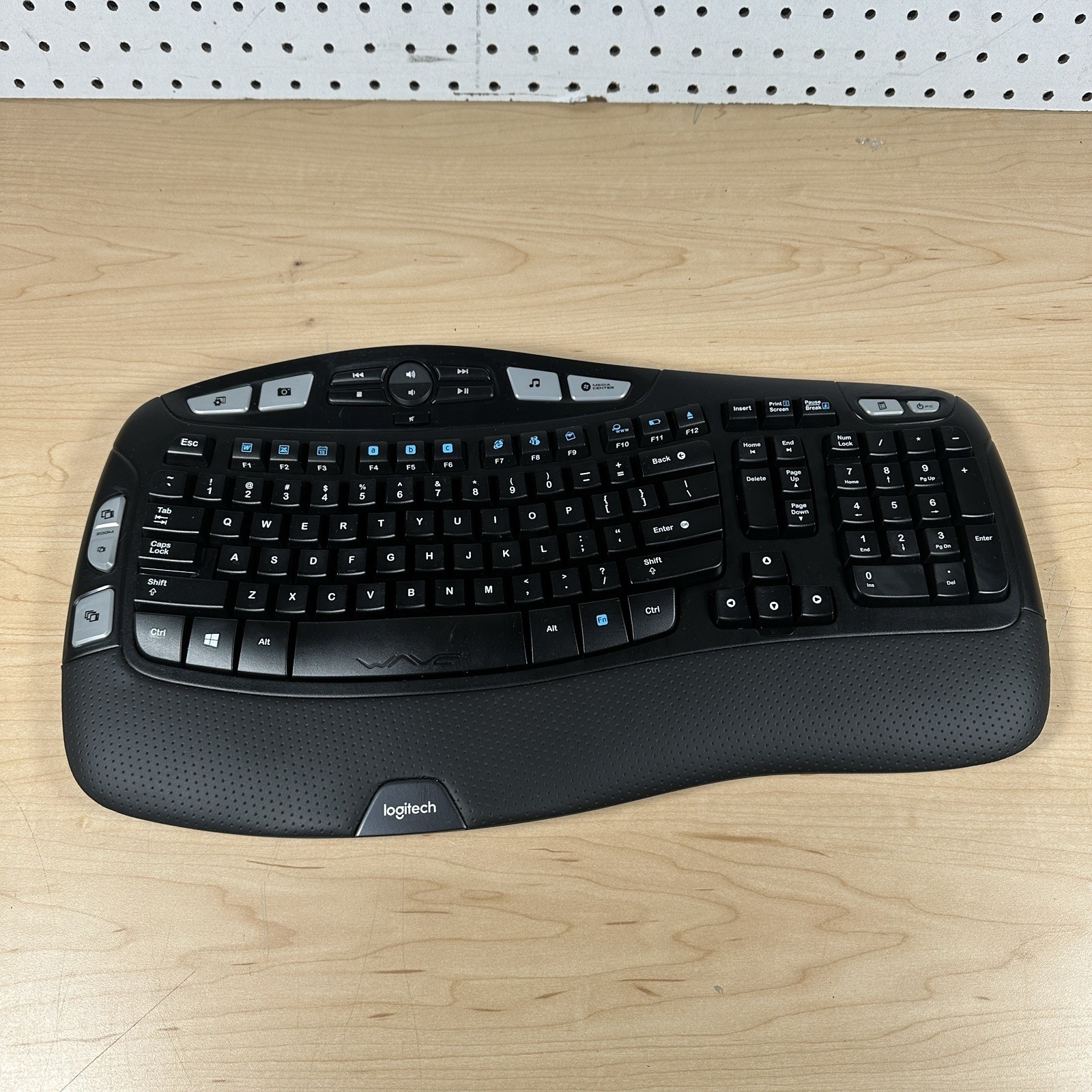 Logitech K350 Comfort Wave Ergonomic Wireless Computer Keyboard – NO USB DONGLE