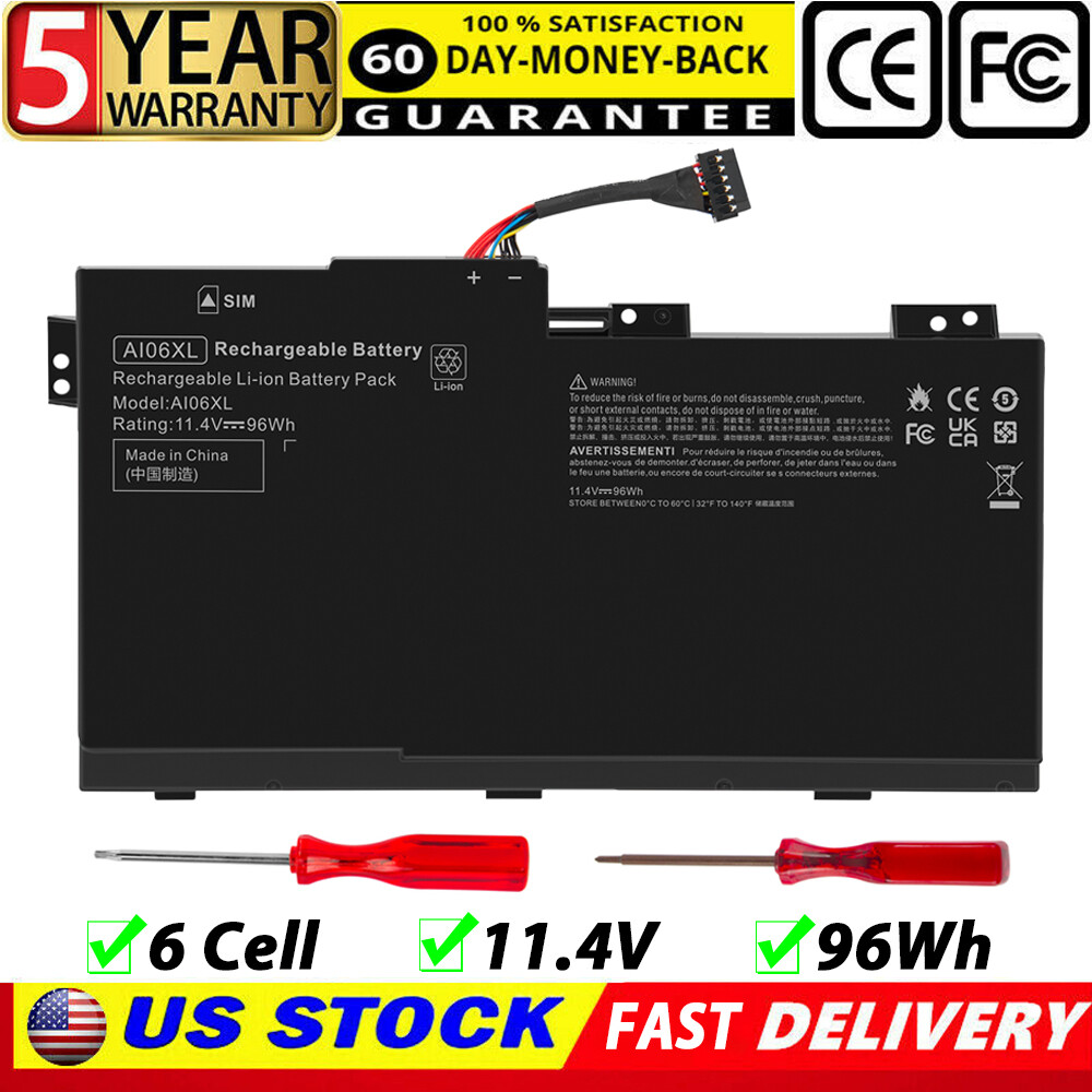 NEW 96Wh AI06XL Battery for HP ZBook 17 G3 Series 808451-001 HSTNN-LB6X
