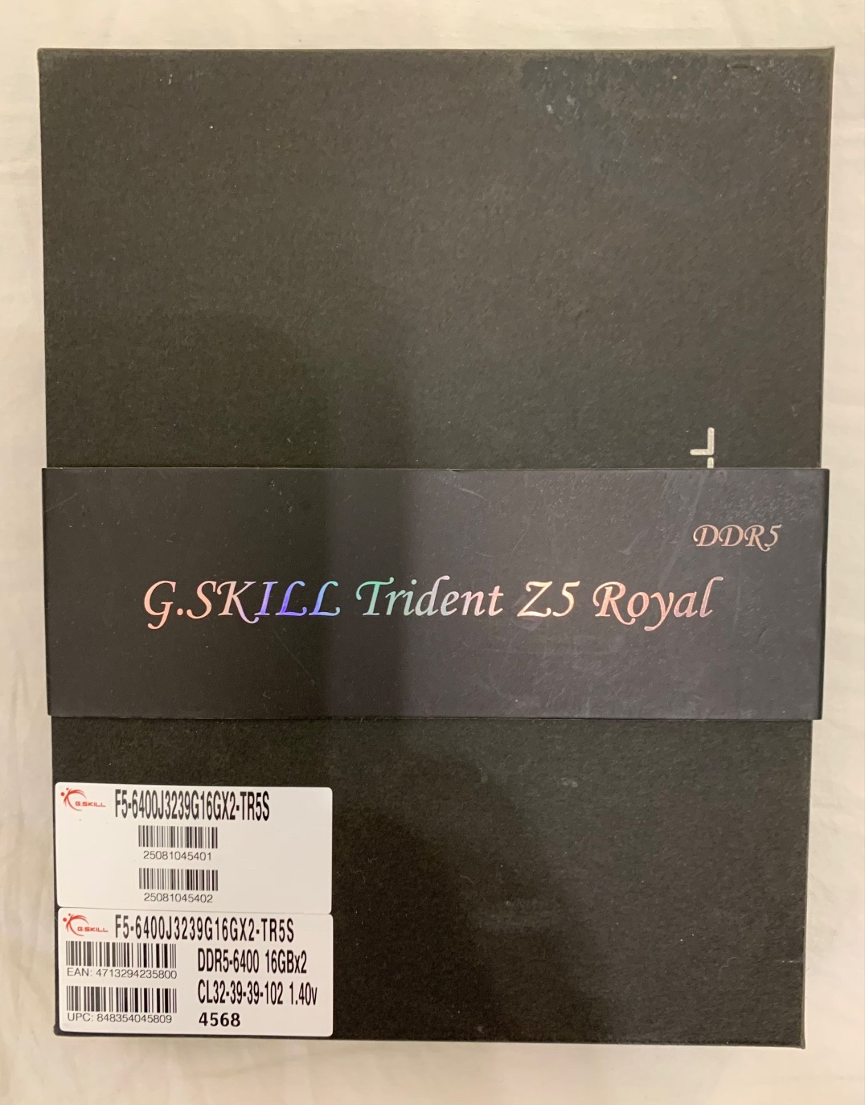 G.SKILL Trident Z5 Royal Series DDR5 RAM (AMD EXPO) 32GB (2x16GB)  6400