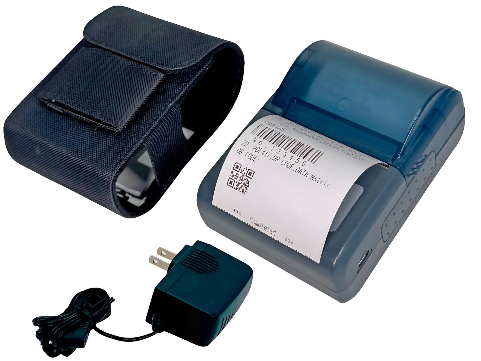 MINT Rego RG-MTP58B 2" Portable Thermal Receipt Printer Bluetooth USB w/ Case