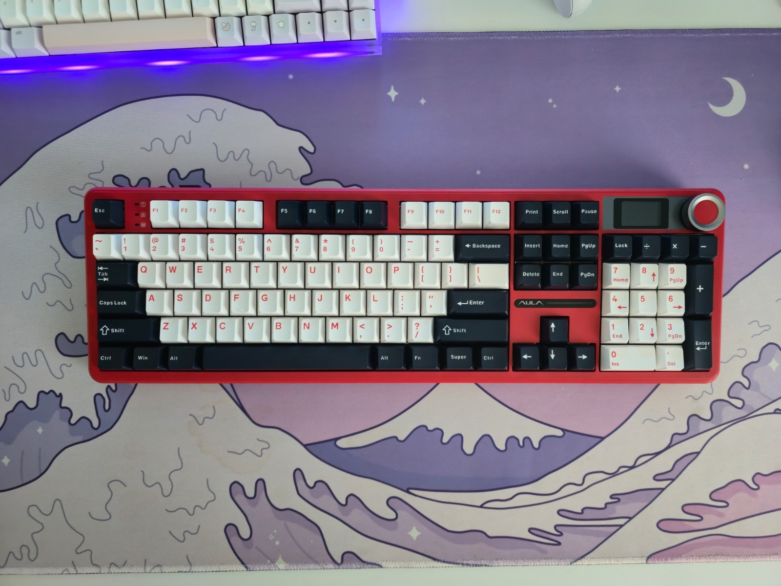 Creamy + Thocky Aula F108 Pro | Custom Modded 100% Wireless/Wired Keyboard