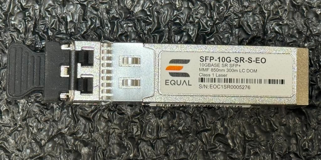 (4) EQUAL SFP-10G-SR-S-EO 10GBASE SR SFP+ MMF 850nm 300m MMF LC DOM Transceiver
