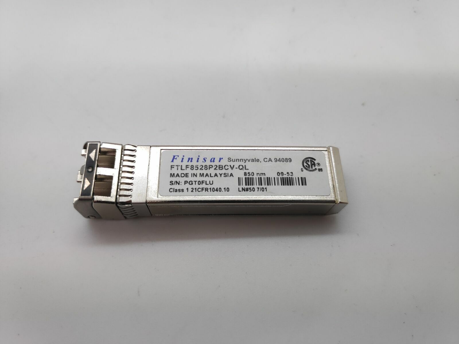 Finisar 8GB 850nm Fiber Channel FC SFP+Optical Transceiver FTLF8528P2BCV-QL