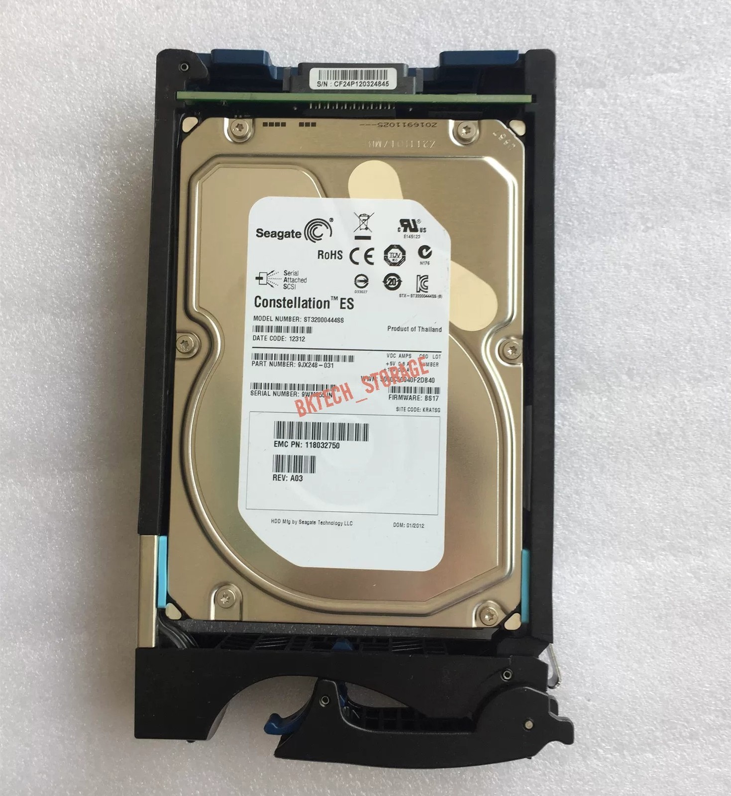 EMC 005049496 005049449 005049277 005049497 2TB 7.2K RPM 3.5" LFF SAS VNX HS HDD
