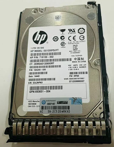 HPE 1.2TB 697574-B21 SAS 6Gb 10K RPM 2.5" SFF 697631-001 693641-001 Server HDD
