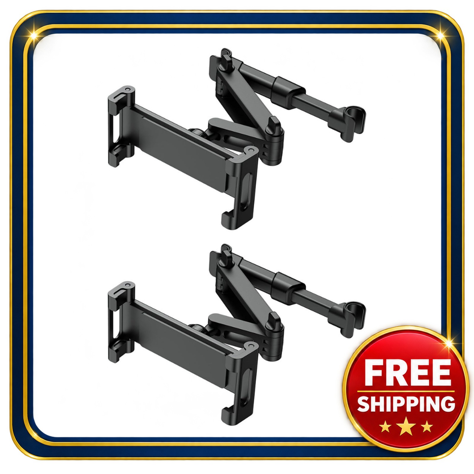 Car Tablet Holder for 6-13 inch Devices Headrest Mount for iPad and Phone