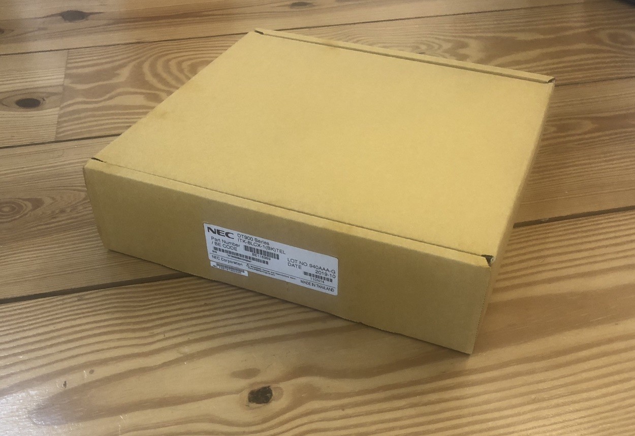 Open Box NEC DT900 Series ITK-8LCX-1 Black 8-Button IP Telephone BE118969