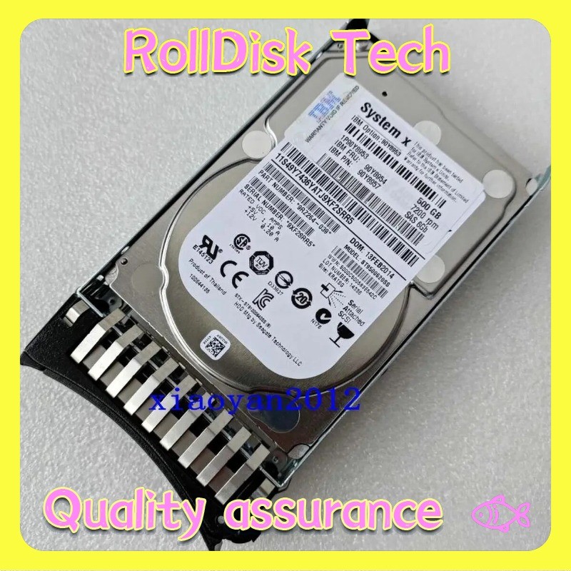 Used IBM 90Y8953 500GB 7.2K 6G 2.5" NL G2HS SFF SAS HARD DRIVE 90Y8954 90Y8957