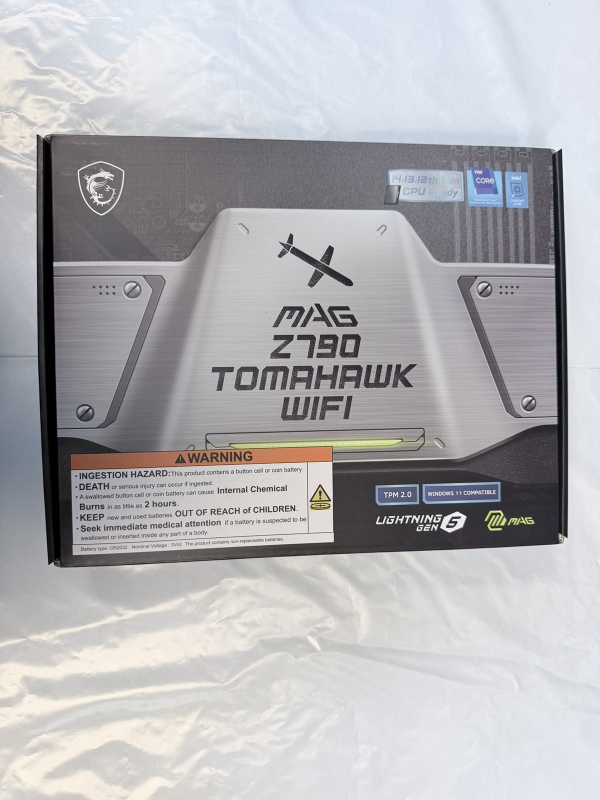 MSI MAG Z790 TOMAHAWK WIFI LGA 1700 Intel SATA 6Gb/s DDR5 ATX Motherboard