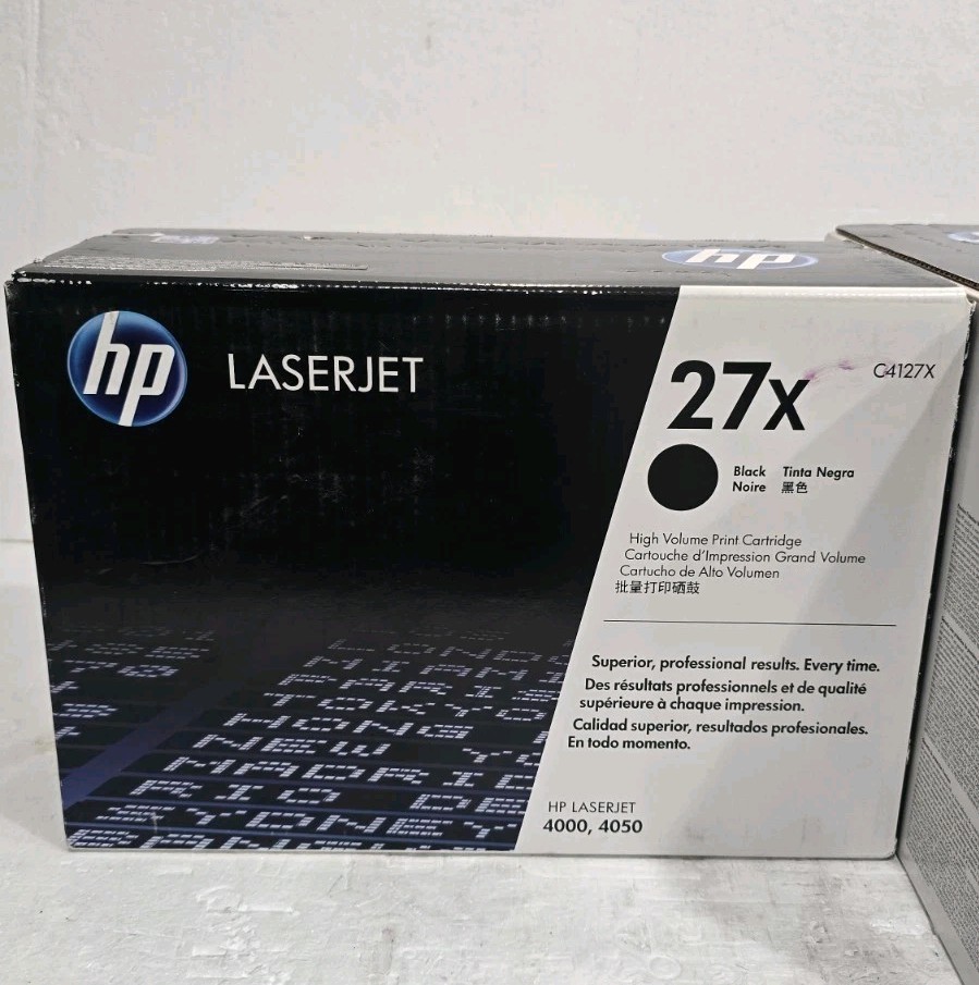 HP LASERJET 27X Black High Yield Toner Cartridge HP C4127X | New OEM SEALED 