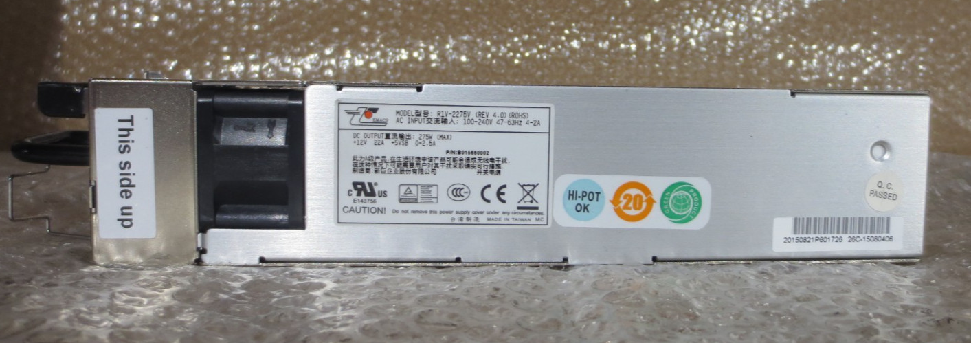EMACS R1V-2275V 275W Proprietary Power Supply