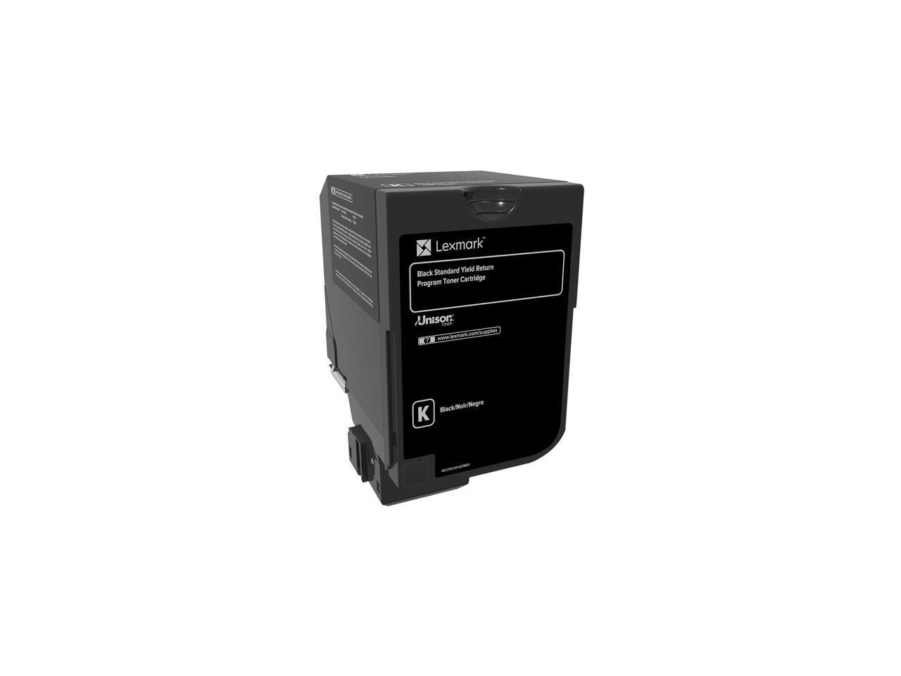 Lexmark 74C1HK0 High Yield Return Program Toner Cartridge - Black