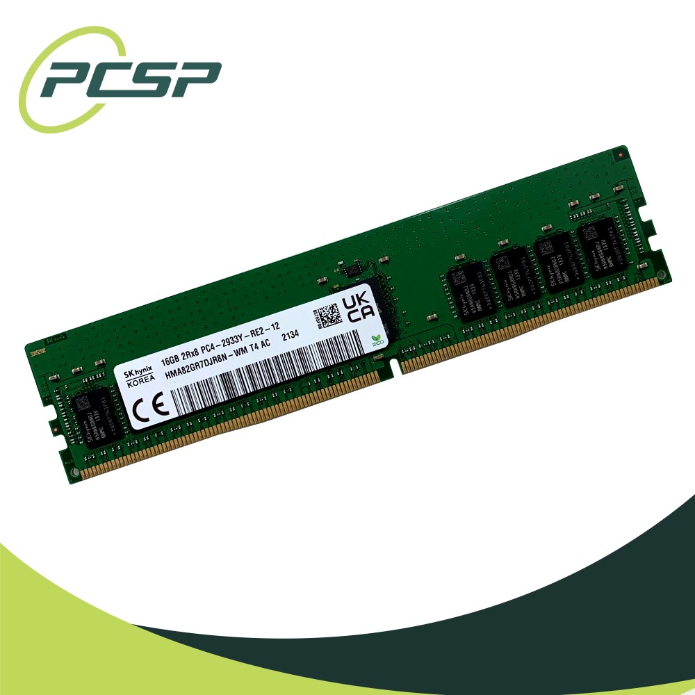 Hynix 16GB PC4-2933Y-R 2Rx8 DDR4 ECC REG RDIMM Server Memory HMA82GR7DJR8N-WM