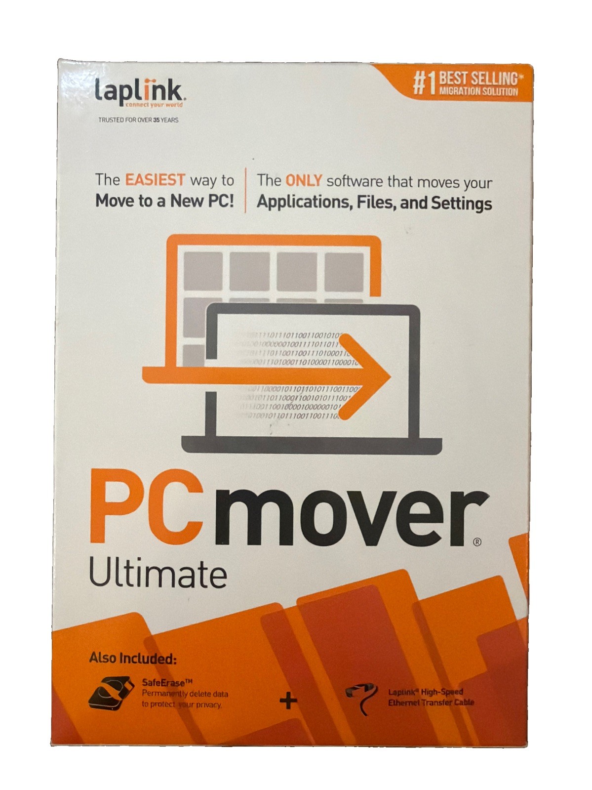 Laplink PCmover Ultimate v.11 with Ethernet cable - Utility - PC Sealed