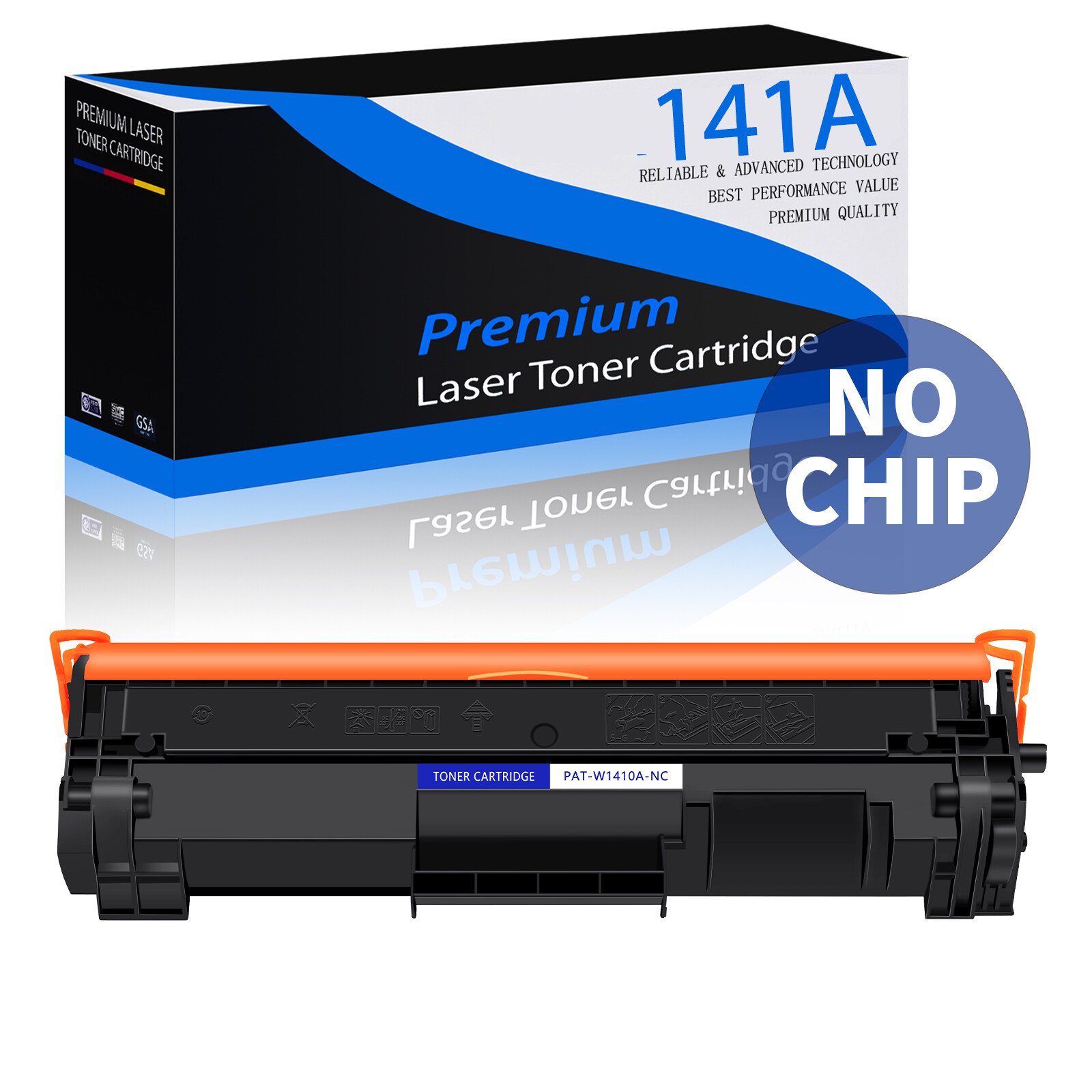 141A W1410A High Yield Black Toner Cartridge (No Chip) for HP M139w M110w M140w