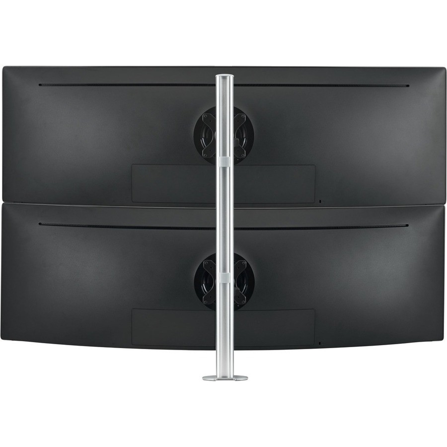 Atdec Dual Stack Heavy 49" Monitor Desk Mount Silver AWMS2LTH75HS