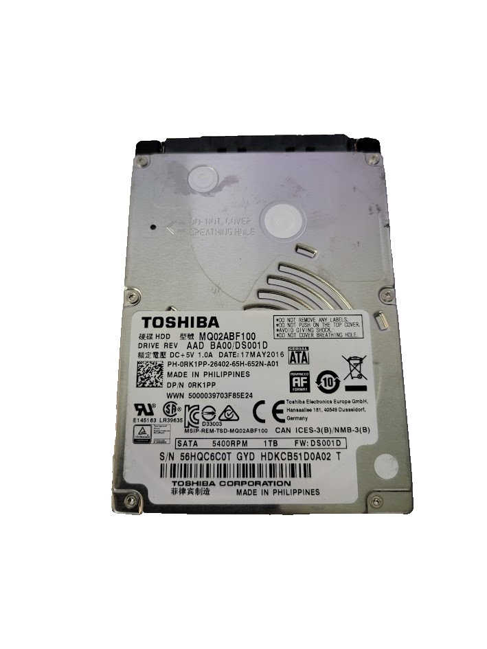 Toshiba 2.5"  mq02abf100 1TB SATA III 6Gbps HDD