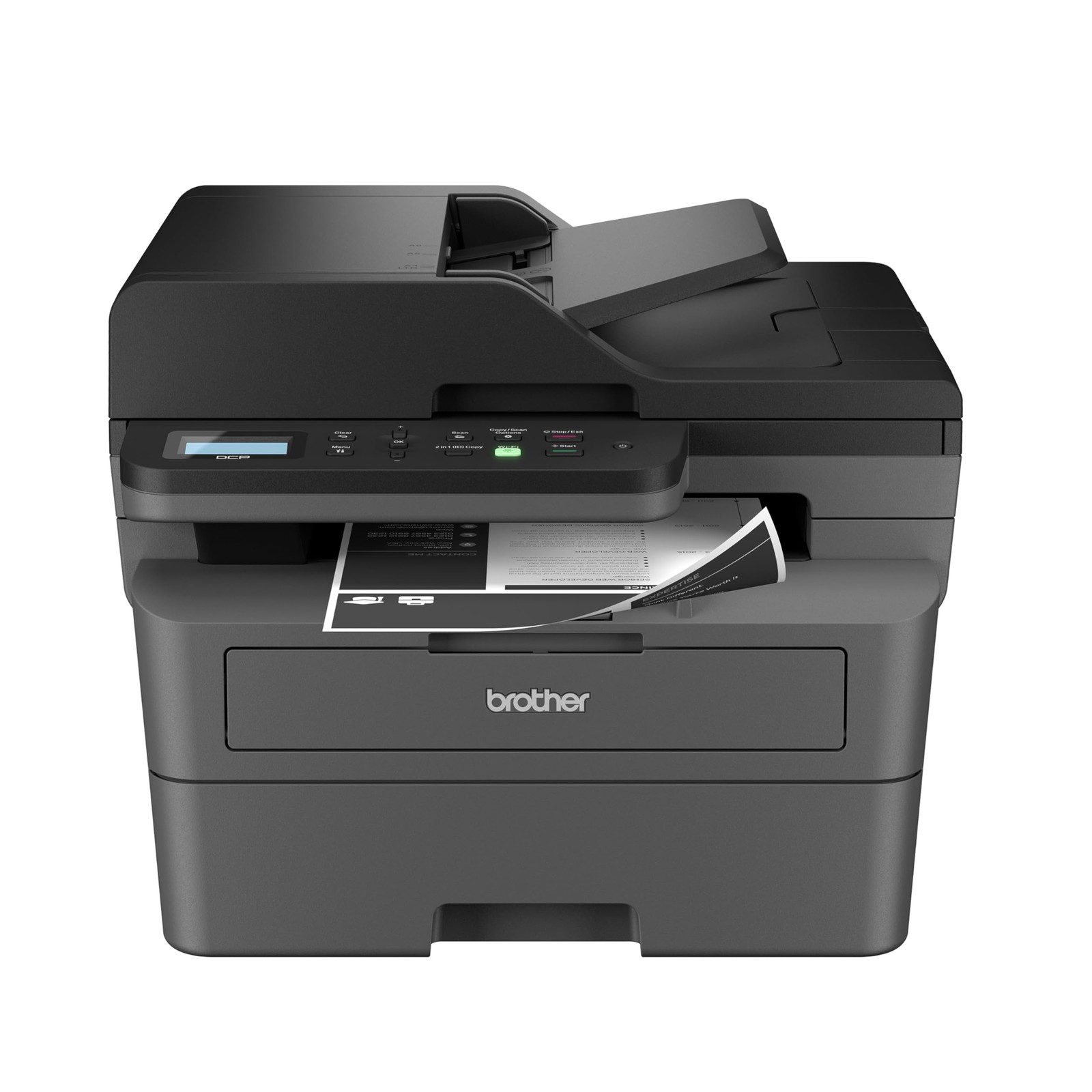 Brother DCP-L2640DW Wireless Compact Monochrome Multi-Function Printer, Copy,...