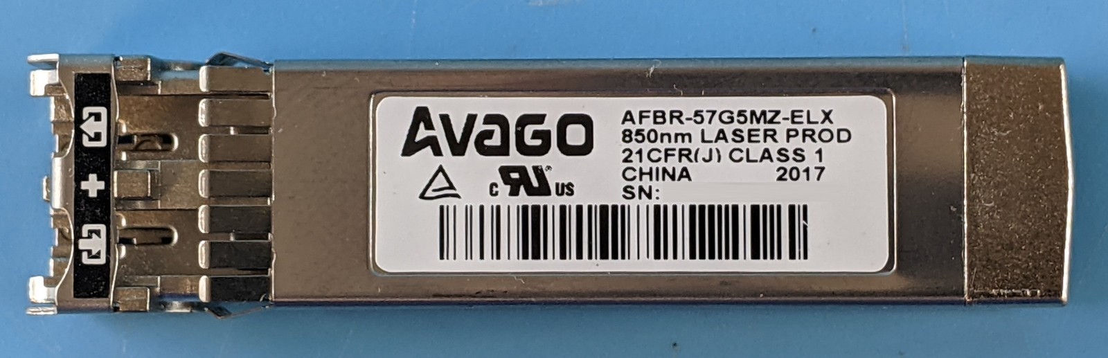Avago AFBR-57G5MZ-ELX 32G SR SFP28 850nm LC MMF Transceiver