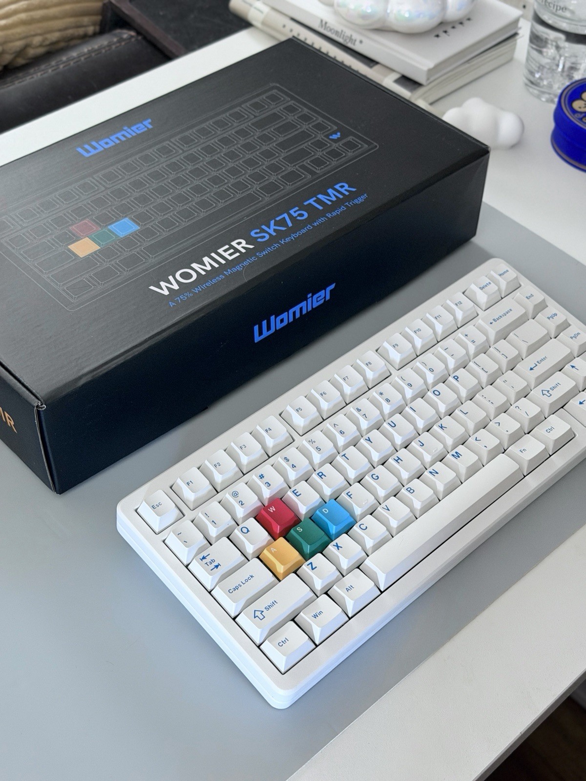 Womier SK75 TMR/HE Keyboard Gaming 75% Hall Effec, Wireless Mechanical Keyboard
