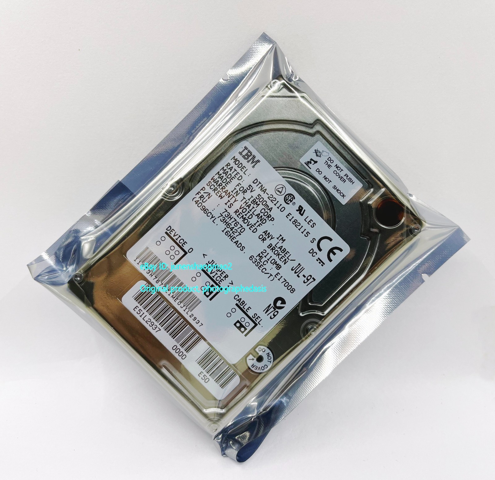 IBM 2110MB DTNA-22110 IDE 12MM 2.5' Hard Drives for Industrial Control Computers