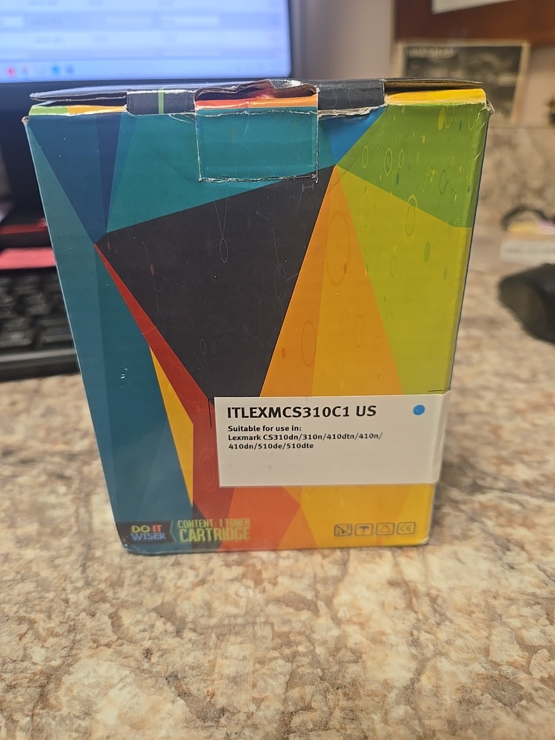 New Do It Wiser Compatible Toner Cartridge Replacement for Lexmark - Cyan 