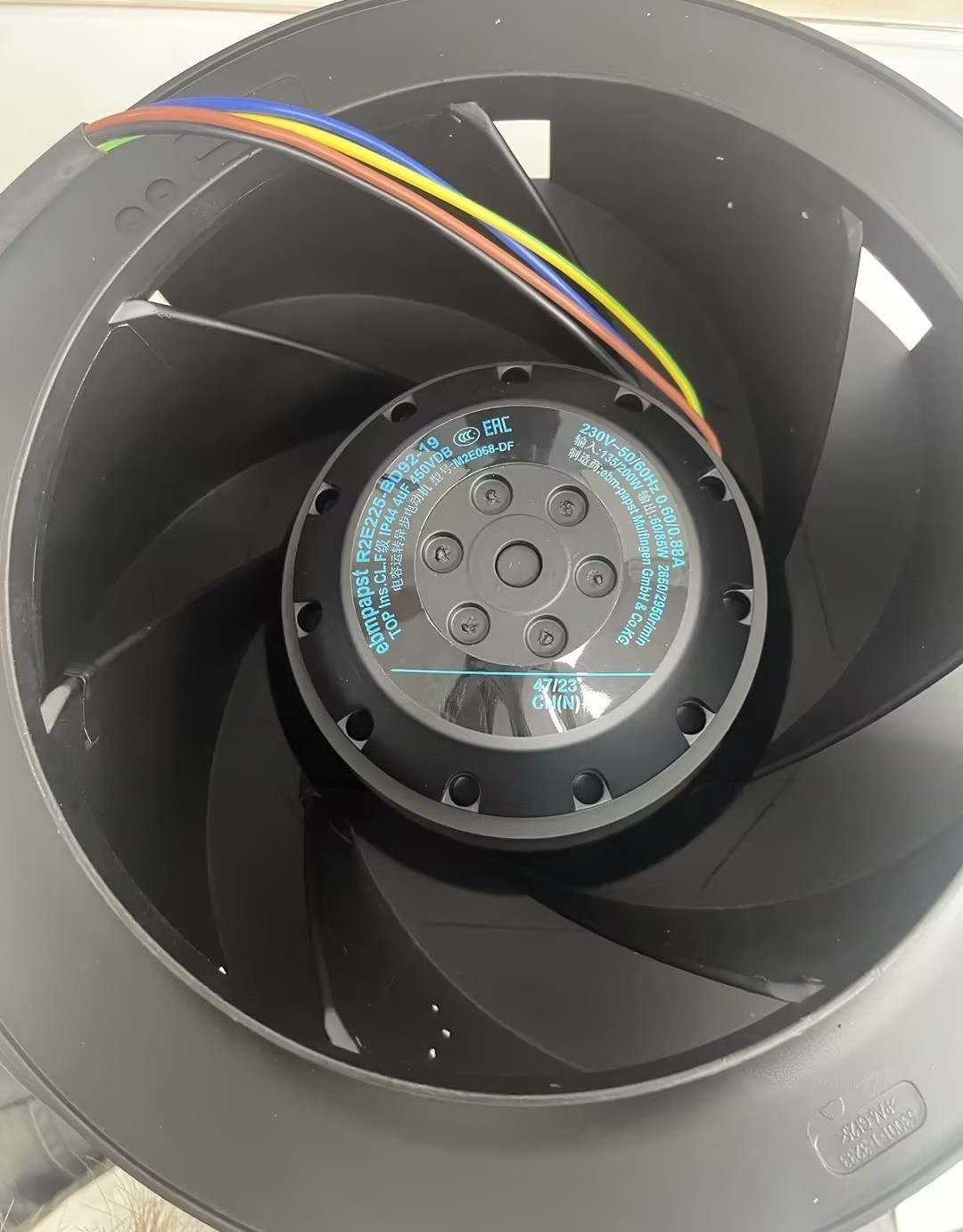 1PCS New Ebmpapst R2E225-BD92-19 230V 200W Inverter Cooling Fan Fast Shipping