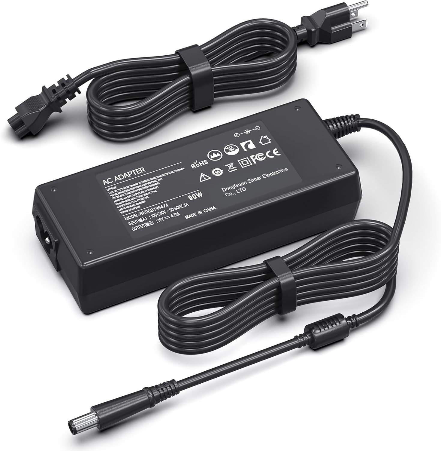 90W 19V Adapter For HP 23" Pavilion All-in-One 23-B010 23-B012 23-B237C 23-B364