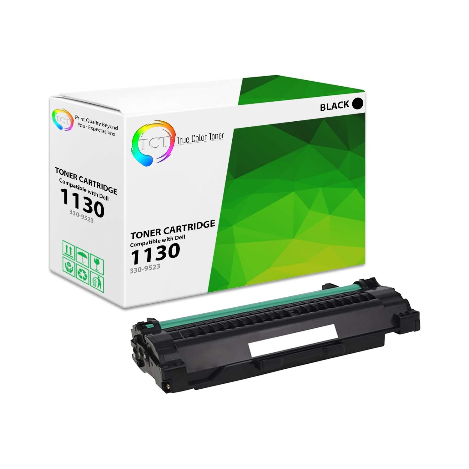 TCT 330-9523 (7h53w) Black Laser Toner Cartridge For Dell 1130 1130n 1133 1135