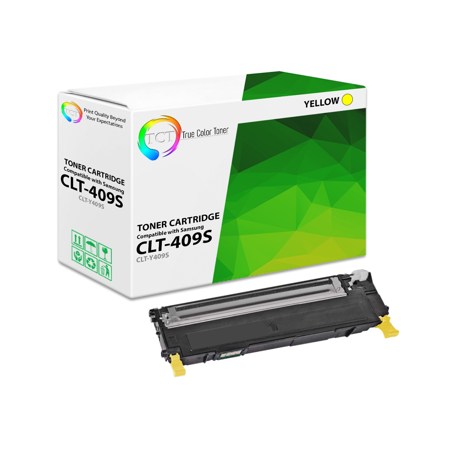 TCT CLT-Y409S Yellow Toner Cartridge For Samsung CLP310 CLP315 CLX3170 CLX3175