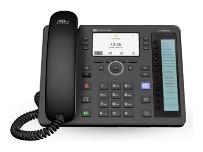 AudioCodes Teams C436HD IP-Phone PoE GbE black with Phone TEAMS-C436HD-DBW