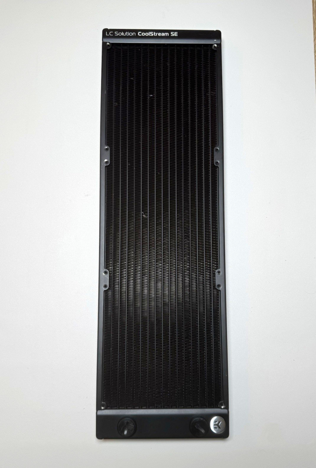 EK-CoolStream SE 360 Radiator Slim Triple for PC Water Cooling, Black