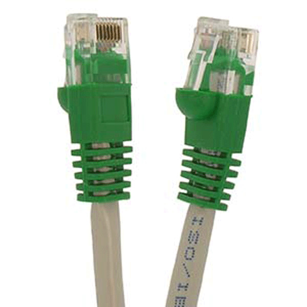 25'FT CAT5'e  RJ45 Gray Ethernet Crossover Network Cable 350Mhz Lan Nic Copper