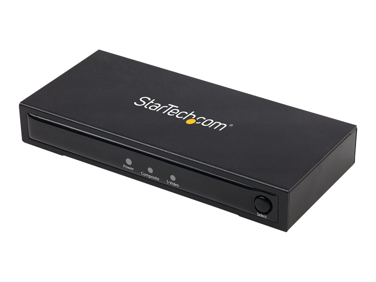 StarTech S-Video or Composite to HDMI Converter with Audio 720p VID2HDCON2