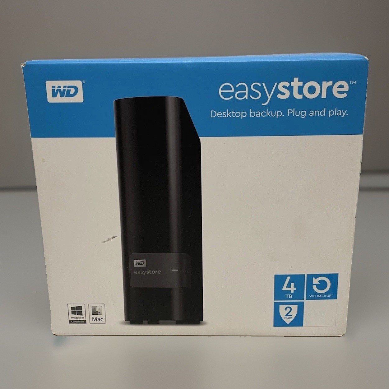 Western Digital Easy Store 4TB External Desktop Backup Hard Drive WDBCKA0040HBK
