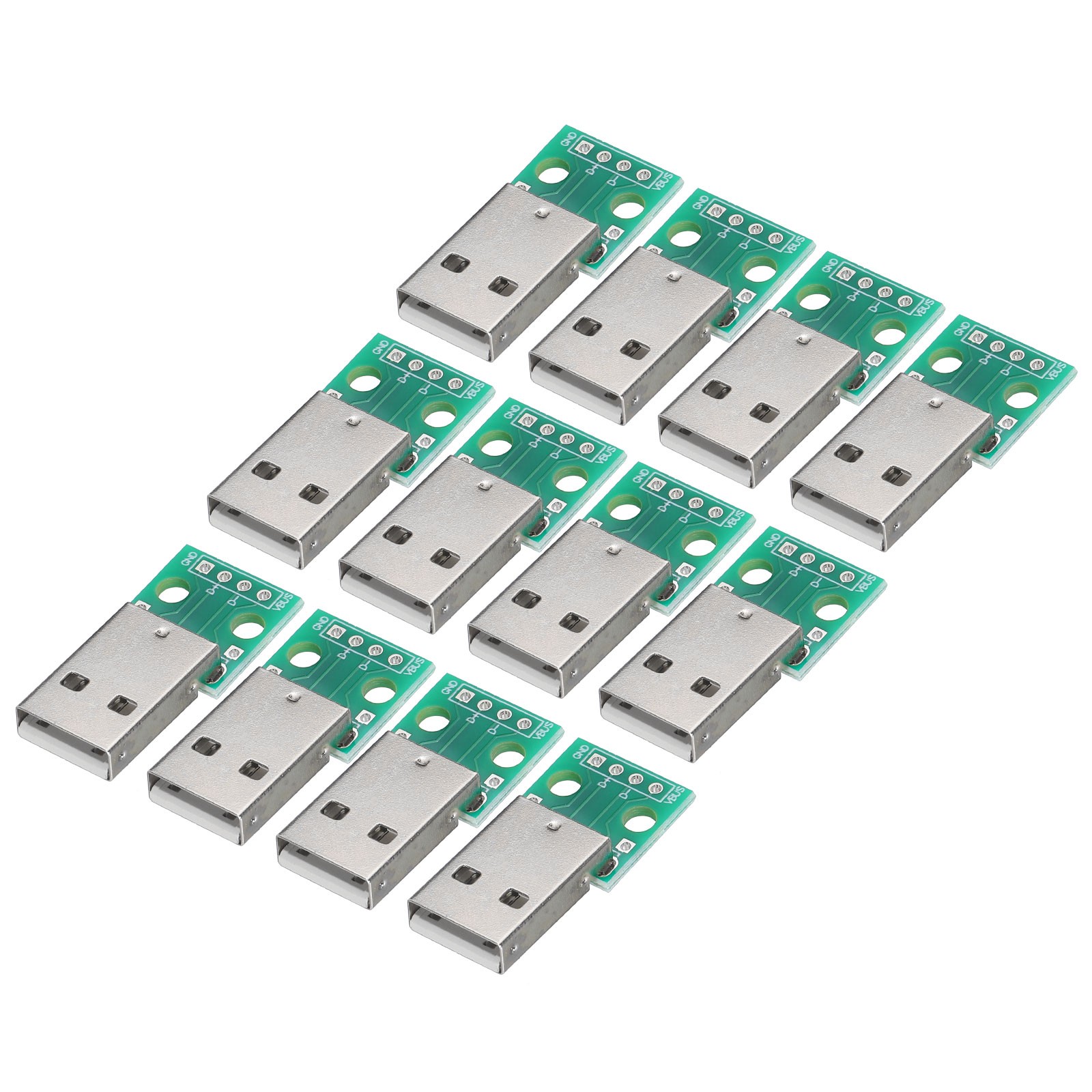 20 x USB Breakout Board USB 2.0 to Dip Adapter Board Male Sockets 4pins 2.54mm