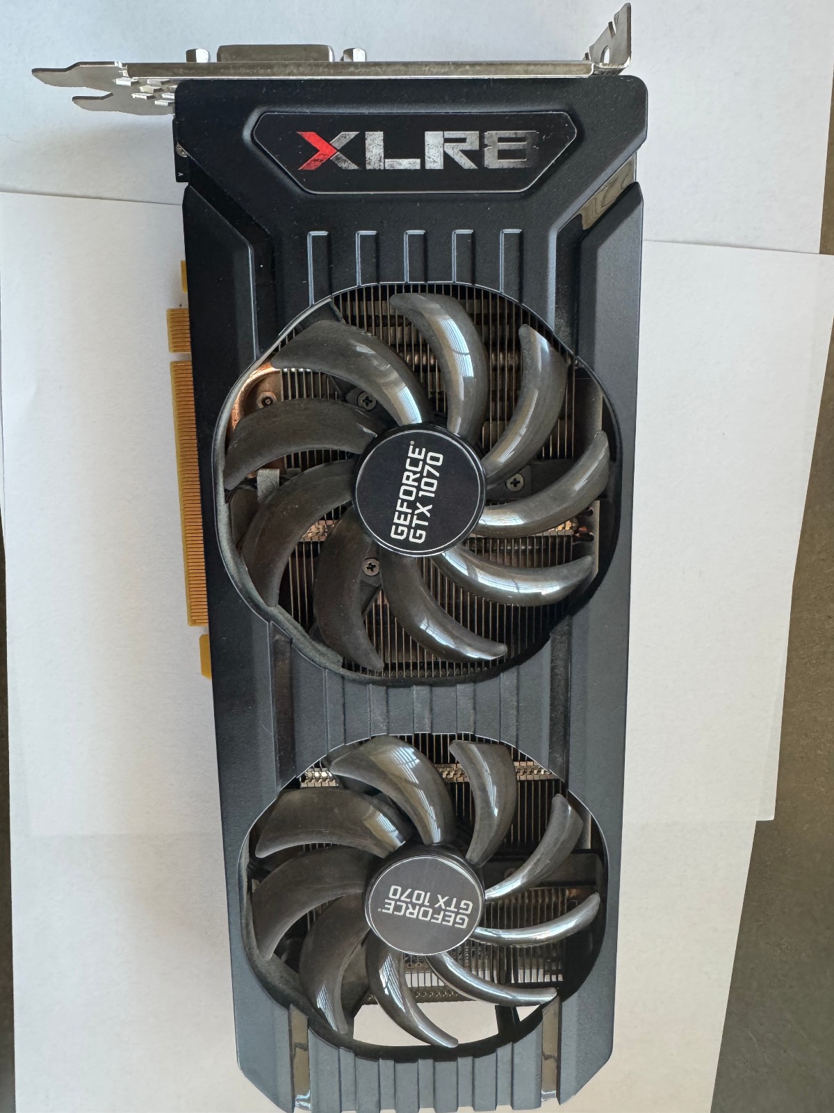 PNY NVIDIA GeForce GTX 1O7O XLR8 Gaming Graphics Card (DUAL FAN)