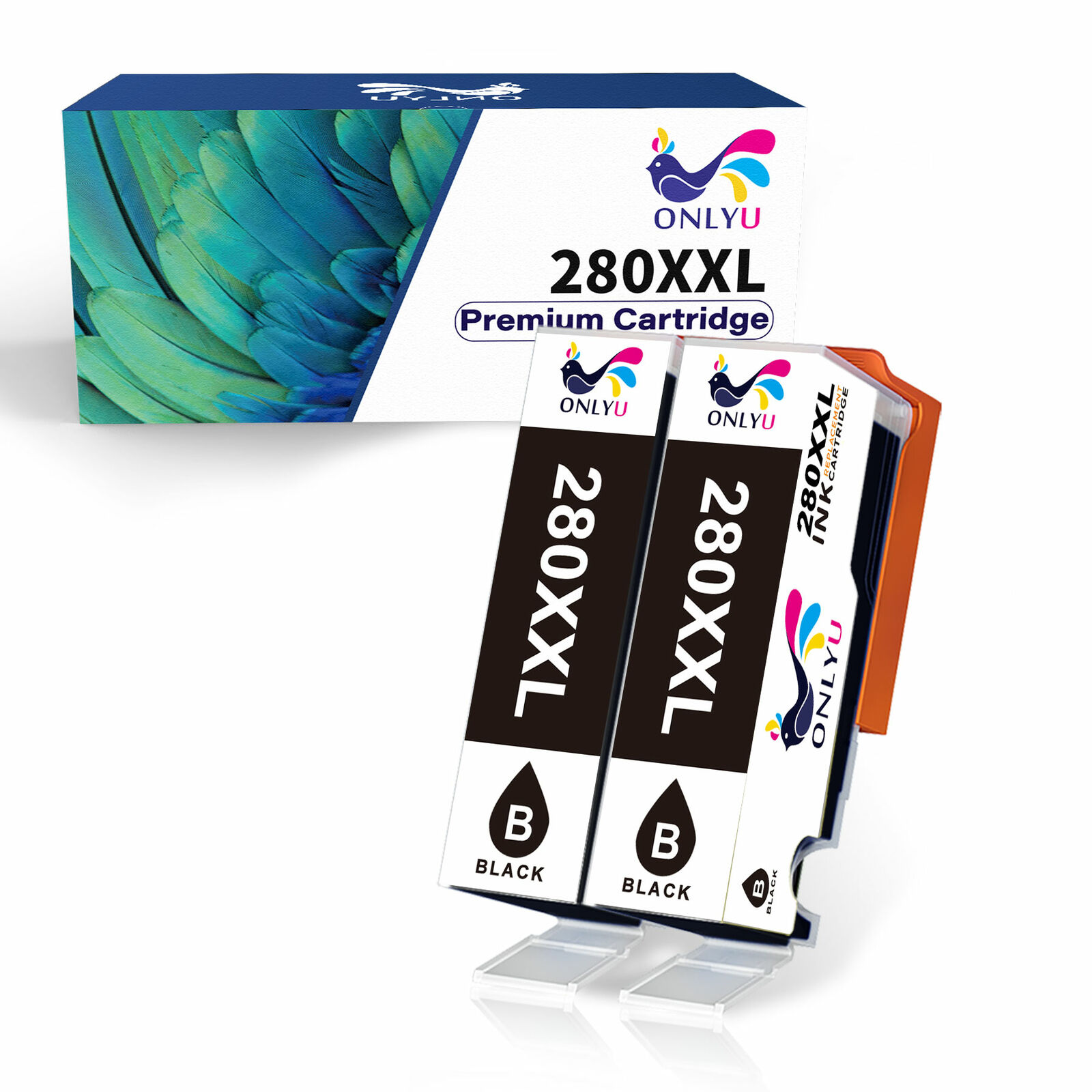 2x PGI-280 XXL Black ink Cartridges  for Canon PIXMA TS8120  TS6120 TS6220 TR852