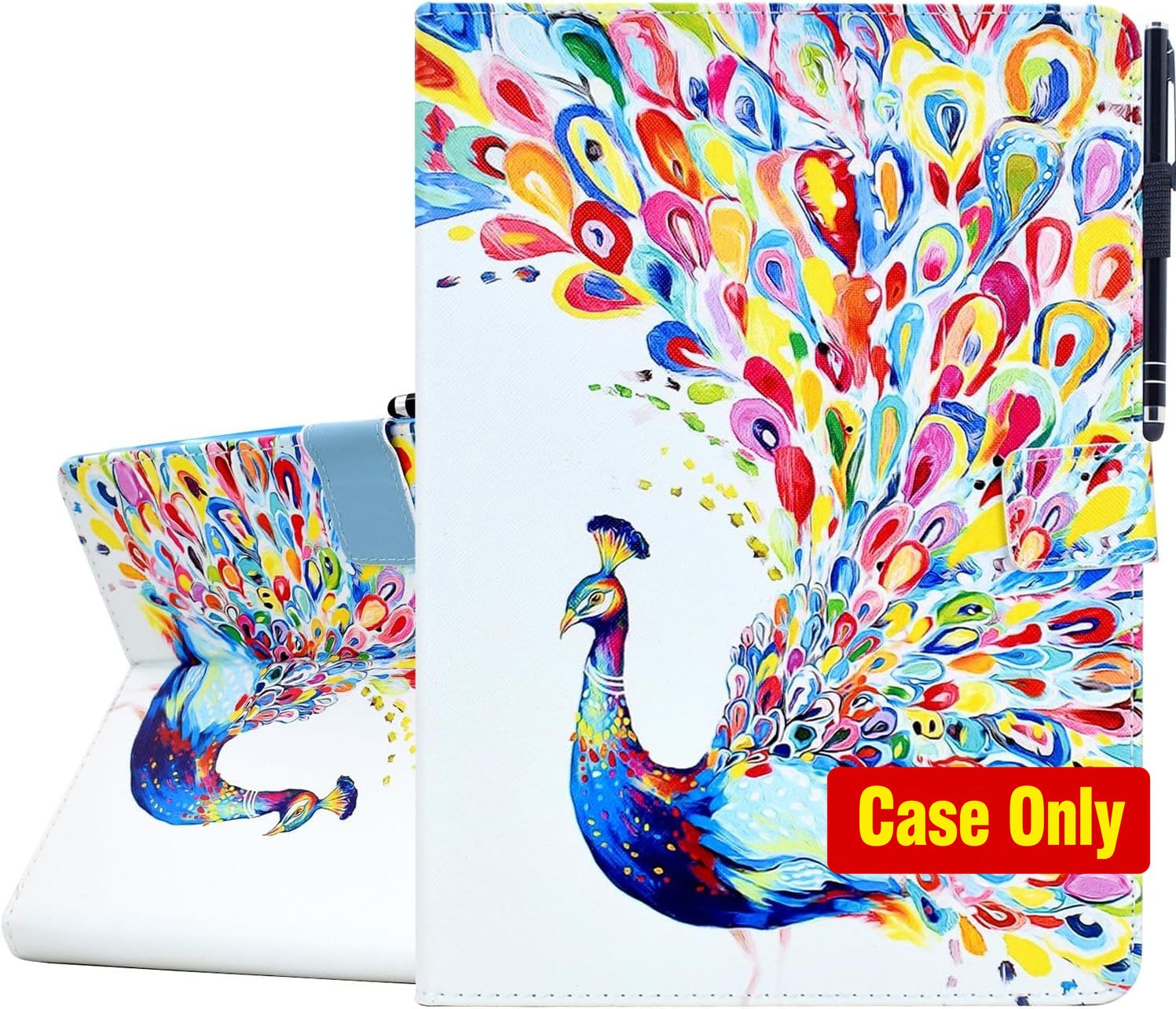 Tablet Case for Tab A11+ 2024, Cute PU Leather Stand Protective Cover