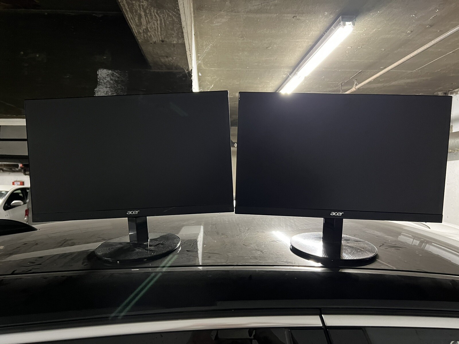 Lot 2 Acer SB220Q bi FHD 21.5 inch Widescreen IPS Monitor No Power Adapter