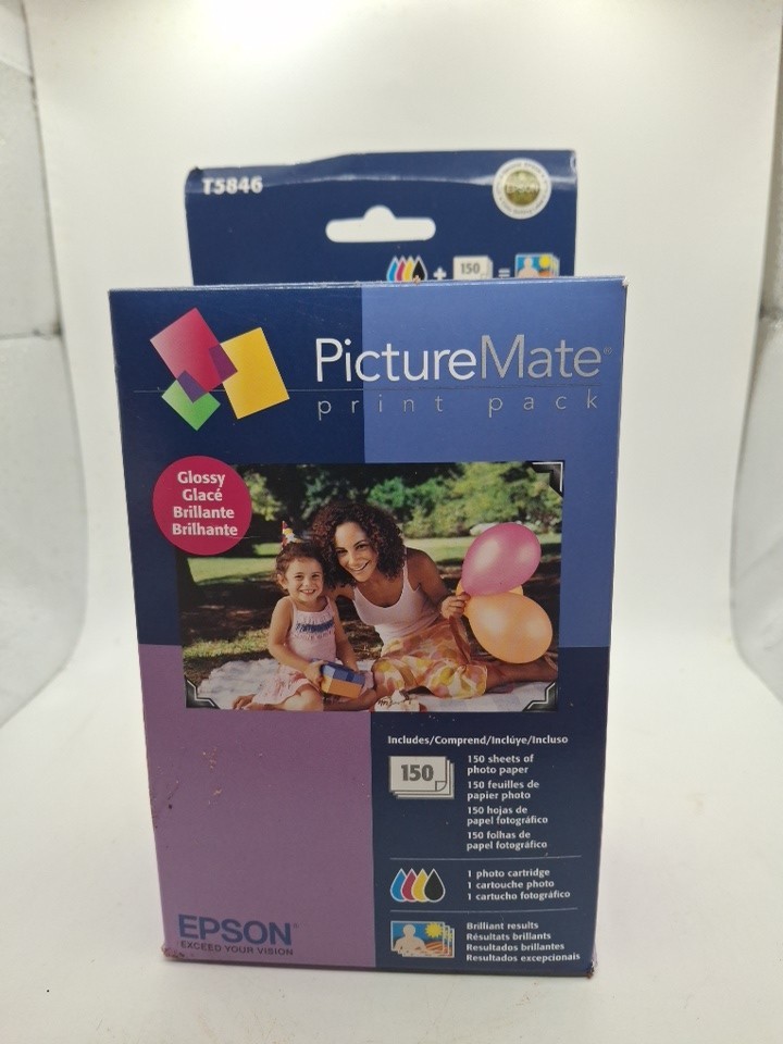 Epson PictureMate 150ct Photo Paper T5846- I2