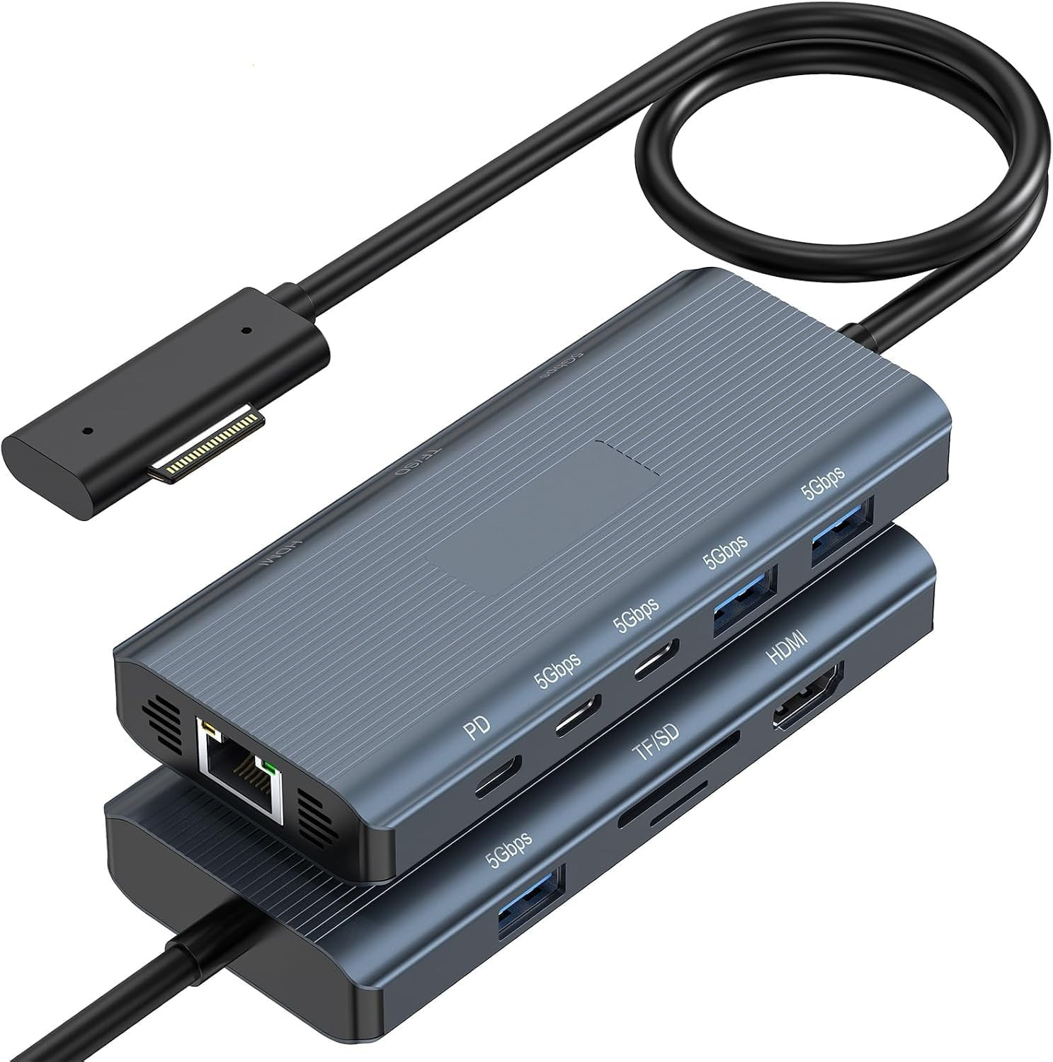 11-In-1 Surface Pro Docking Station, New Surface Dock 4K@60HZ HDMI, Surface Dock
