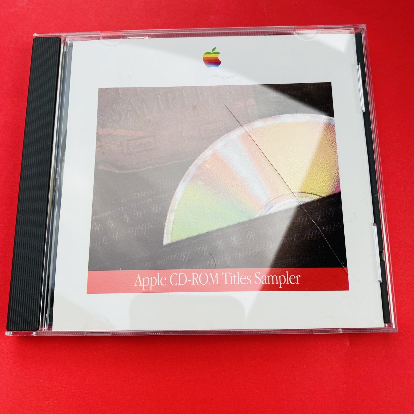 Vtg APPLE CD-ROM Titles Sampler 1992 Intro News The Movie 873000