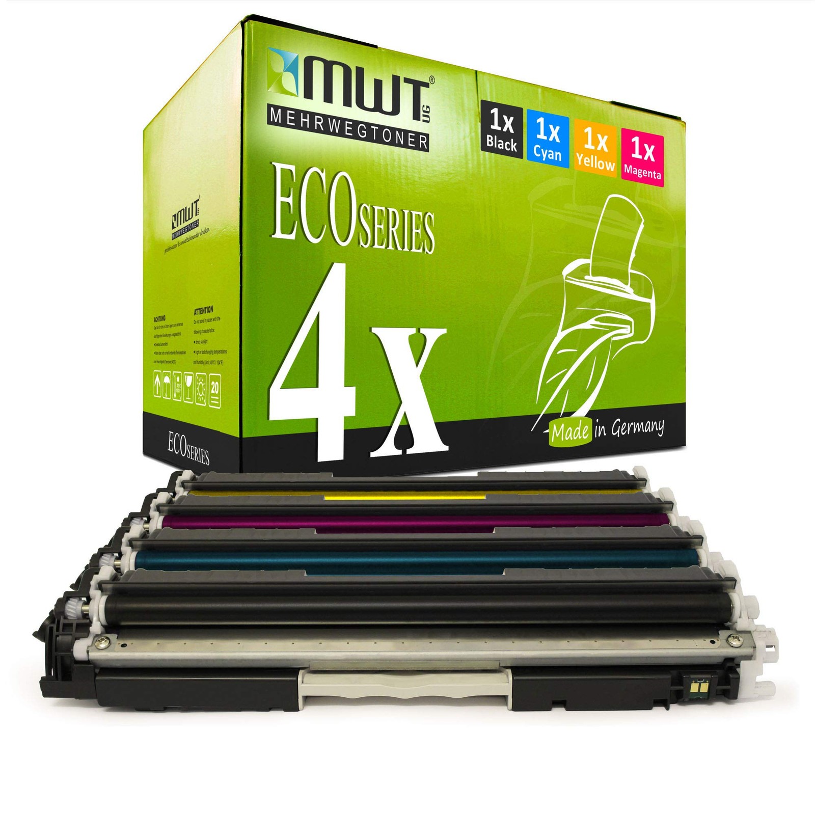 4X MWT Toner for Canon I-Sensys LBP 7010 7018 c Replaces 729 Black Blue Red