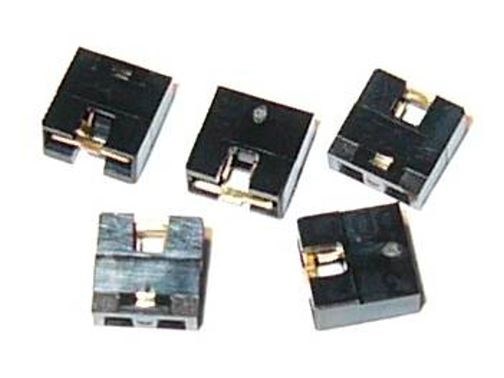5 X Hard Drive / CD / DVD 2 Pin Shorting Jumper Shunt - .100" - 2.54 mm - 2.54mm