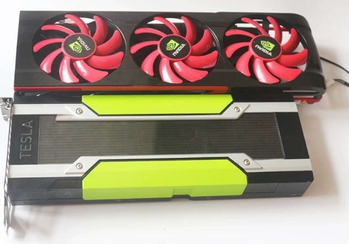 Nvidia Tesla P40 M40 P100 V100 Graphics Card Heat Dissipation Modification