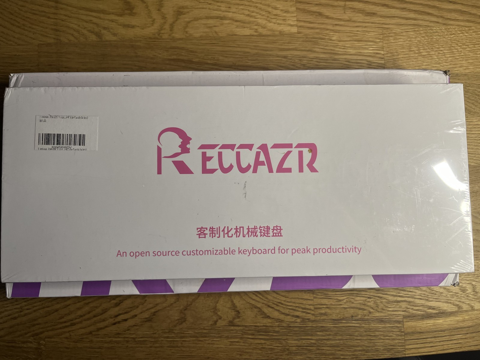 RECCAZR R66 65% Mechanical Keyboard RGB Hot Swap Bluetooth 2.4G USB-C White