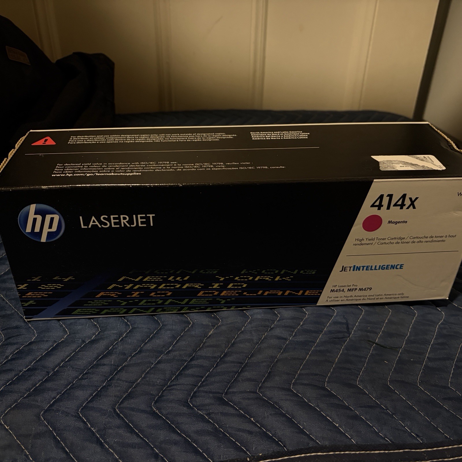 HP Genuine 414X W2023X Magenta Toner for LaserJet Pro M454 MFP M479